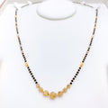 Fancy Shimmering 22k Gold Mangalsutra