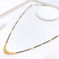 Glittery Beaded 22k Gold Mangalsutra