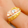 elevated-flower-vine-22k-gold-cz-ring