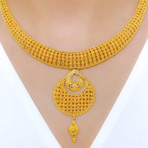 Lavish Drop Necklace Set