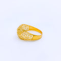 Lightweight Floral Cutout Ring