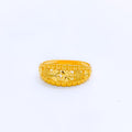 Graduated Heart 22k Gold Ring