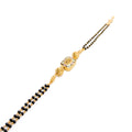 Trendy Meenakari Black 22k Gold Bead Bracelet