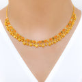 Colorful Beaded Necklace 22k Gold Set
