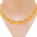 Colorful Beaded Necklace 22k Gold Set