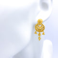 Reflective Chand 22k Gold Earrings