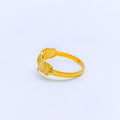 Smooth Finish Heart 22k Gold Ring