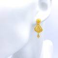 Petite Hanging 22k Gold Earrings