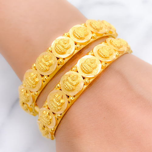 Elegant Lakshmi Bangle Pair