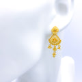 Radiant Flower 22k Gold Earrings