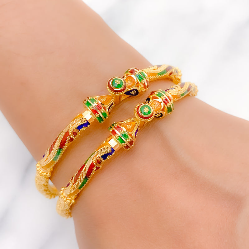 Festive Meenakari Bangles