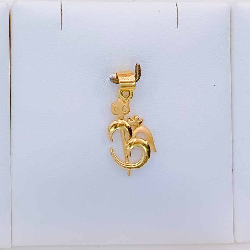 Cutout Om Pendant