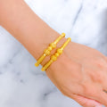 Traditional Dressy 22k Gold Pipe Bangles 