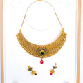 Antique Kundan Choker 22k Gold Set