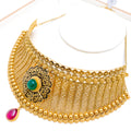 Antique Kundan Choker 22k Gold Set