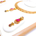 Exclusive Ruby + Garnet 22k Gold Set