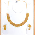 Vintage CZ Choker 22k Gold Set