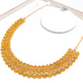 Vintage CZ Choker 22k Gold Set