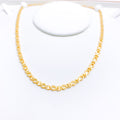 Elegant Sand Finish 22k Gold Chain