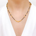 Simple 5 Bead Mangal Sutra Necklace