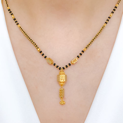 Unique Boxed Drop Mangal Sutra Necklace