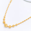 Classic Yellow 22k Gold Mala Necklace