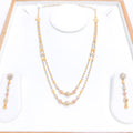 Two Lara Orb Style 22k Gold Necklace Set