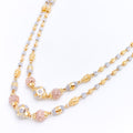 Two Lara Orb Style 22k Gold Necklace Set