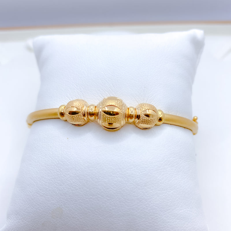 Charming Gold Bangle Bracelet