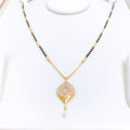 Elegant Flower 22k Gold Mangalsutra