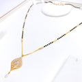 Elegant Flower 22k Gold Mangalsutra