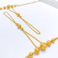 Chic Polka Dot Orb 22k Gold Pachangala Pair