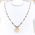 Contemporary High Finish 22k Gold Mangalsutra