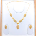 Luscious Two Chain 22k Gold Necklace Set