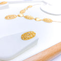 Luscious Two Chain 22k Gold Necklace Set