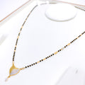 Glossy Heart 22k Gold Mangalsutra