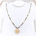 Ornate Floral 22k Gold Mangalsutra