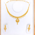 Flower Adorned 22k Gold Set