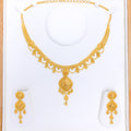 Elegant Hanging Bead 22k Gold Set