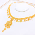 Elegant Hanging Bead 22k Gold Set