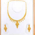 Bright Draped 22k Gold Set