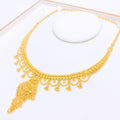 Bright Draped 22k Gold Set