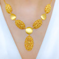 Luscious Two Chain 22k Gold Necklace Set