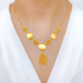 Splendid Lightweight Necklace 22k Gold Set