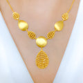 Splendid Lightweight Necklace 22k Gold Set