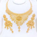 Gorgeous Hanging Netted 22k Gold Set