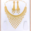 Regal Long Draped 22k Gold Set