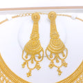 Regal Long Draped 22k Gold Set