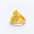 Extravagant Fancy 22k Gold Leaf Ring