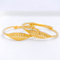 Unique Bright Baby 22k Gold Bangles